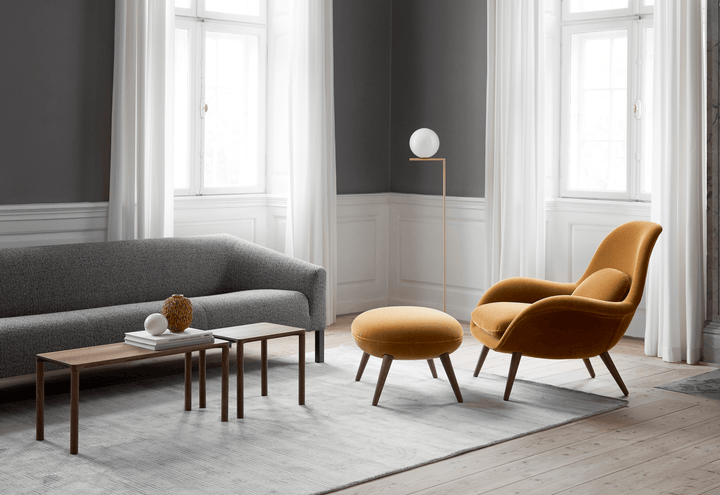 Swoon Lounge - Black Lacquered Oak - Fredericia - Chairs - HORNE