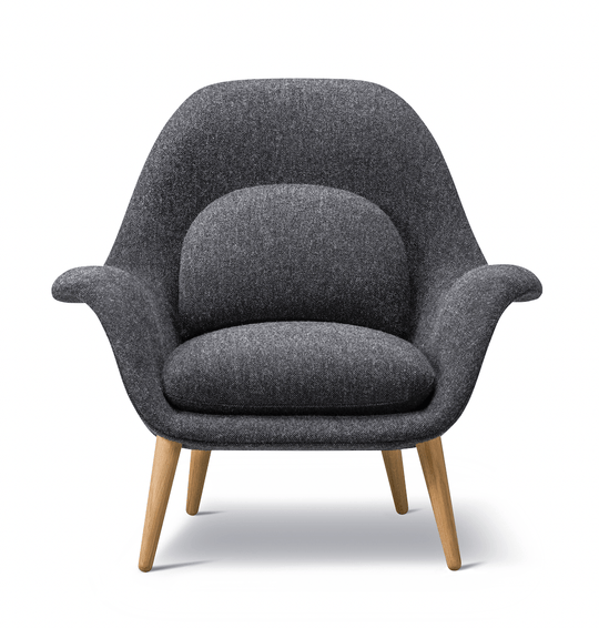 Swoon Lounge - Oiled Oak - Fredericia - Chairs - Hallingdal 180 - HORNE