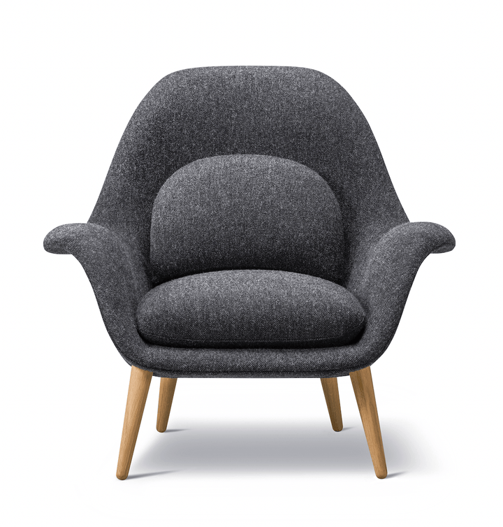 Swoon Lounge - Oiled Oak - Fredericia - Chairs - Hallingdal 180 - HORNE