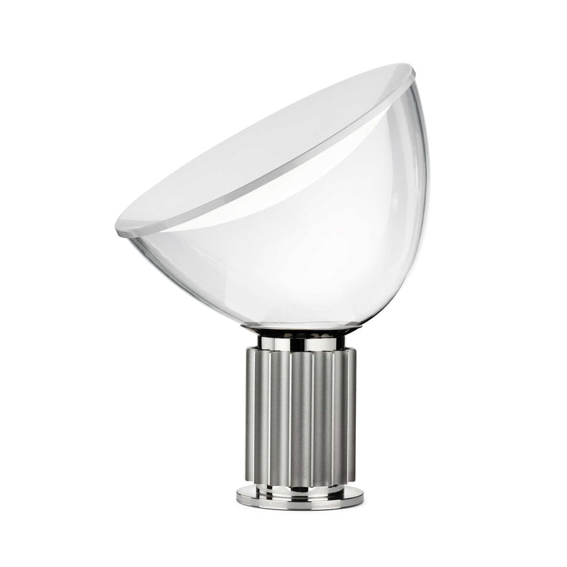 Taccia Small Table Lamp - Flos - Table + Task - Silver - HORNE