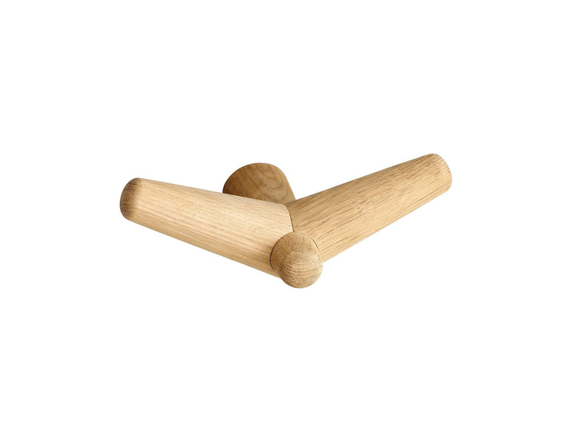 Töjbox Modern Oak Wood Coat Hook