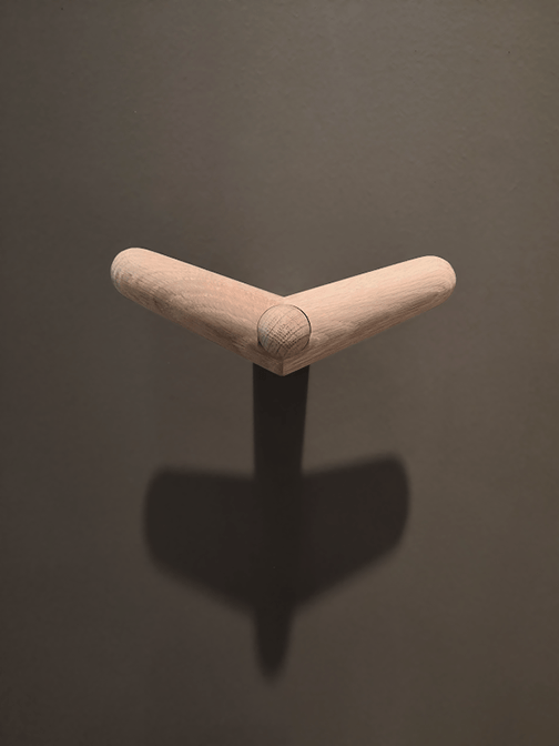 Töjbox Modern Oak Wood Coat Hook