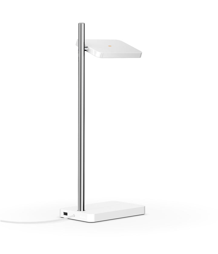Talia Table Lamp - Pablo Designs - Table + Task - White/Silver - HORNE