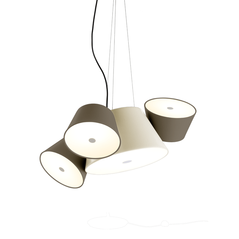 Tam Tam Pendant - 3 Shades - Marset - Chandeliers - Black - Black - HORNE