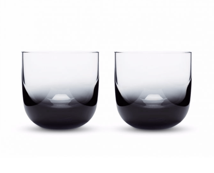 Tank Whiskey Glass Black - Set of 2 - Tom Dixon - Drinkware - HORNE