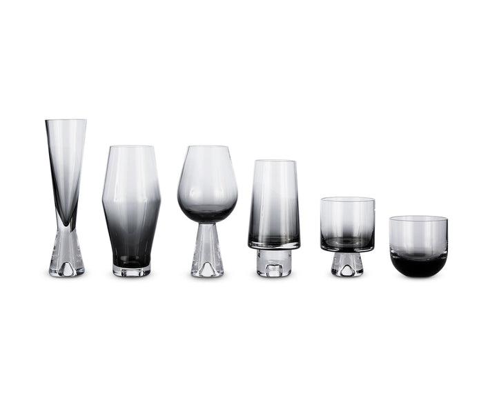 Tank Wine Glass Black - Set of 2 - Tom Dixon - Drinkware - HORNE