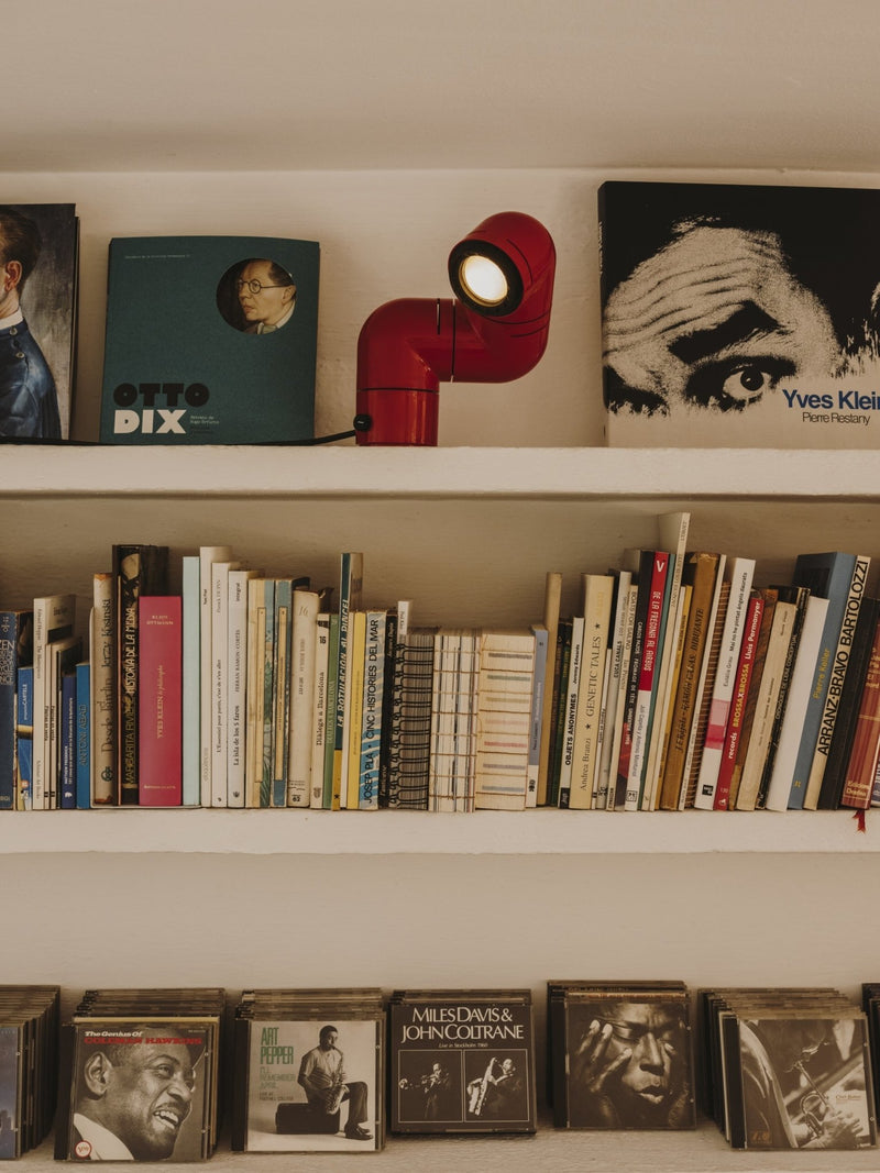 Tatu Table Lamp - Santa & Cole - Table + Task - White Grey - HORNE