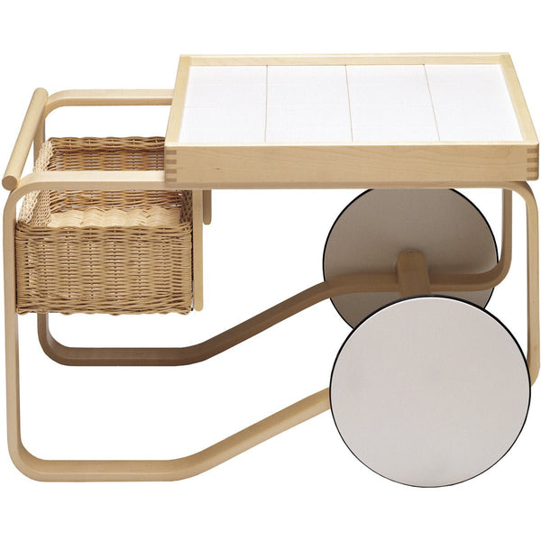 Tea Trolley With Basket