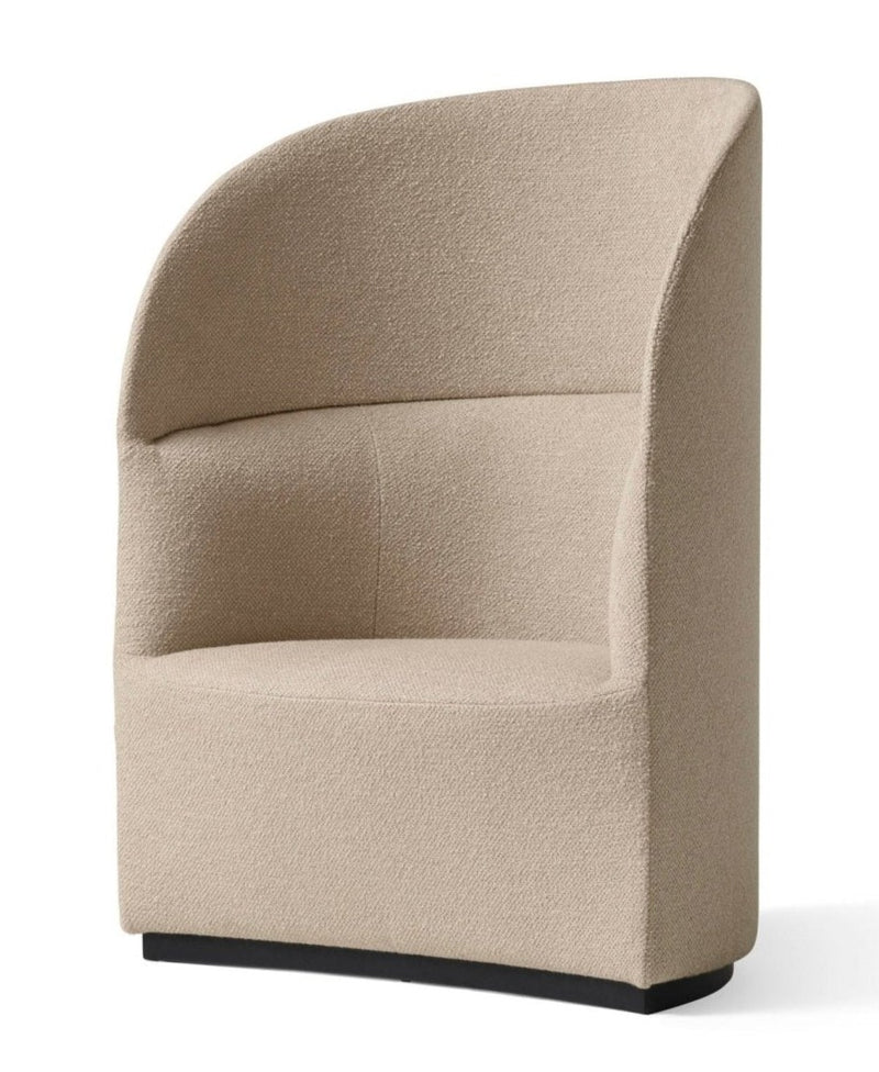 Tearoom Lounge Chair, High Back - Audo Copenhagen - Chairs - Boucle 02 - With Power Outlet - HORNE