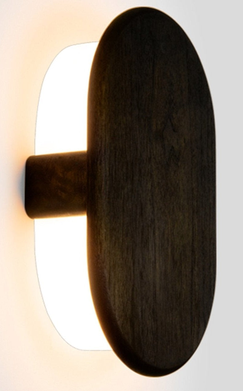 Tempus LED Sconce - Cerno - Wall Sconces - Dark Stained Walnut - 2700K - HORNE