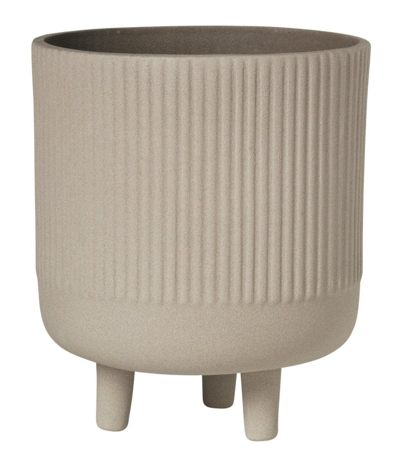 The Bowl Flowerpot - Kristina Dam - Outdoor Accessories - Small - Sand - HORNE