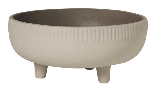 The Bowl Flowerpot - Kristina Dam - Outdoor Accessories - Medium - Sand - HORNE
