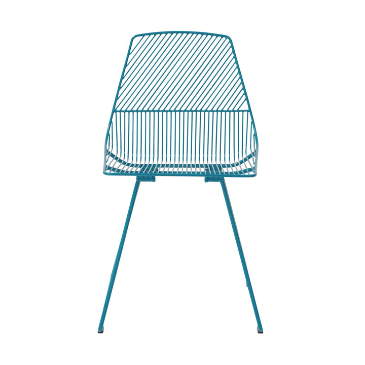 The Ethel Side Chair - Set of 2 - Bend Goods - Chairs - Peacock Blue - No Seat Pad - HORNE