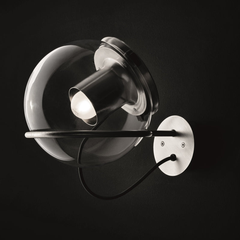 The Globe Wall Lamp - Oluce - Wall Sconces - Nickel - HORNE
