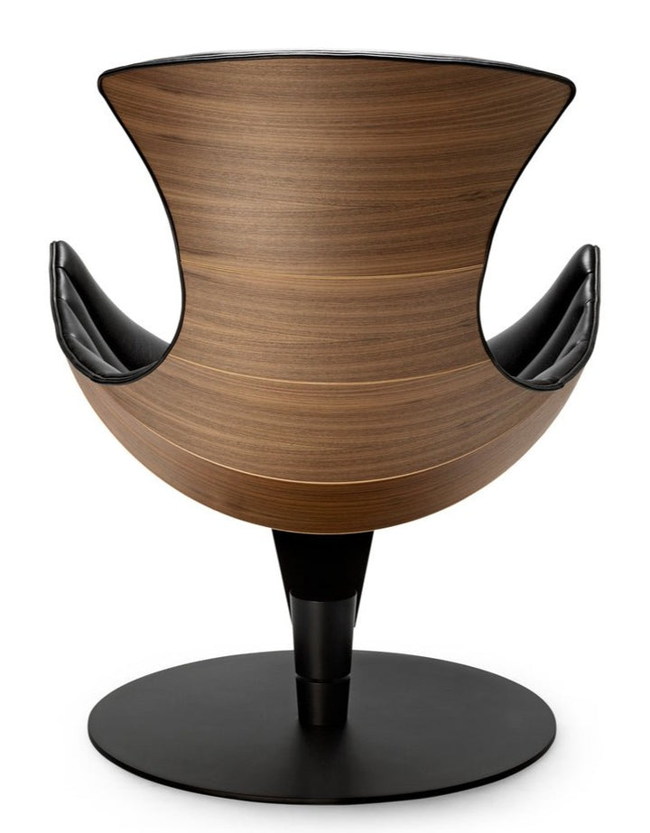 The Lobster Chair - Bruunmunch - Chairs - Lobster Chair Only - Walnut Veneer - Black Lacquered Steel - HORNE