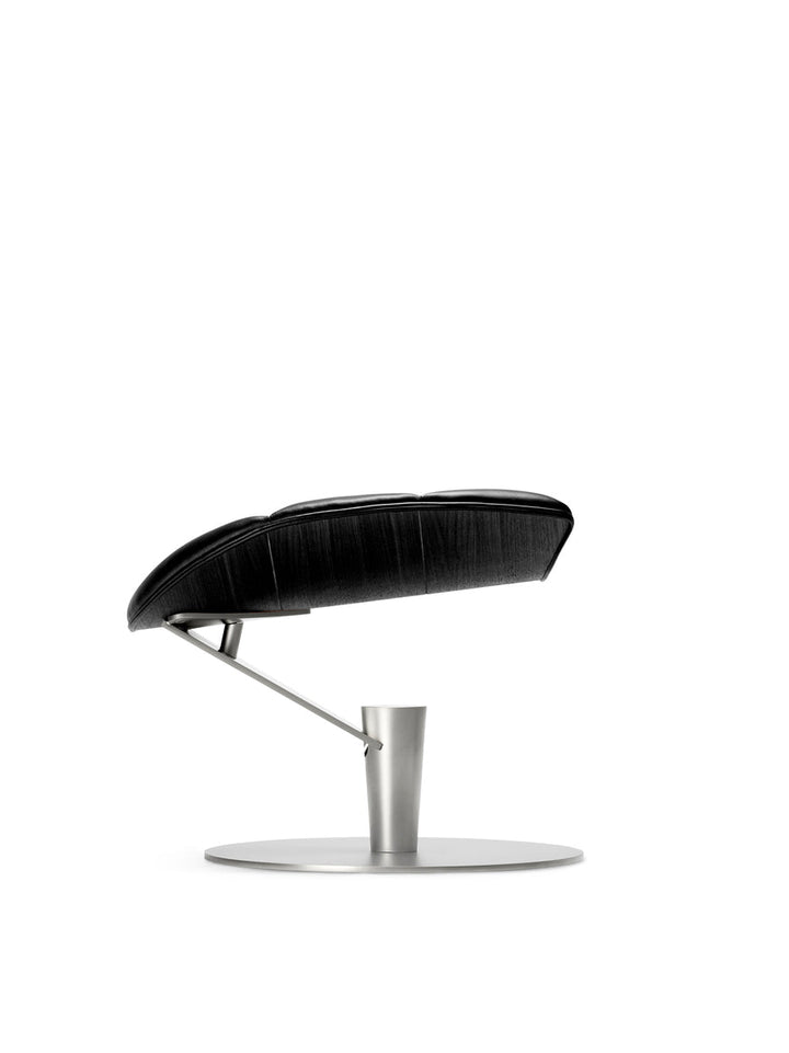 The Lobster Chair - Bruunmunch - Chairs - Lobster Footstool Only - Oak Veneer - Satin Chrome Steel - HORNE