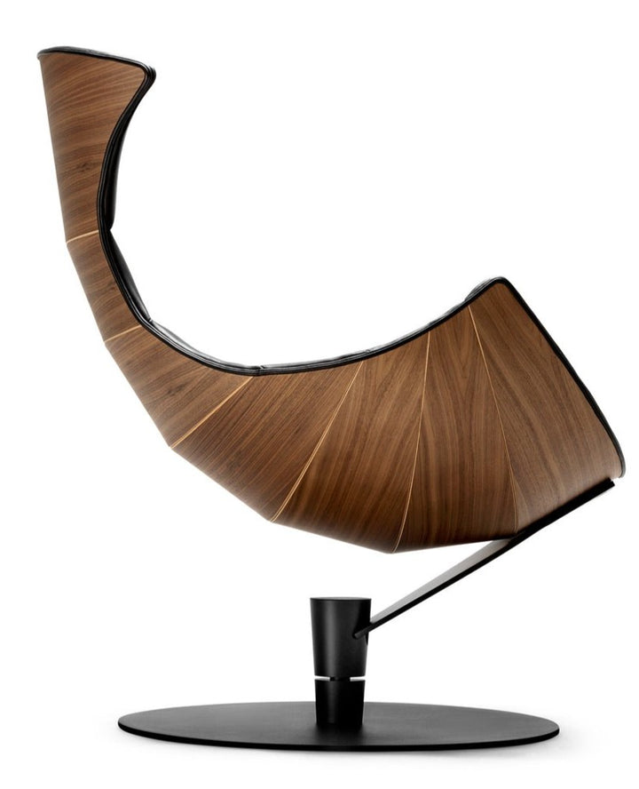 The Lobster Chair - Bruunmunch - Chairs - Lobster Chair Only - Walnut Veneer - Black Lacquered Steel - HORNE