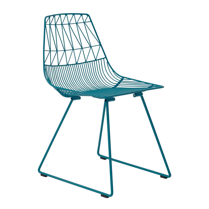 The Lucy Side Chair - Set of 2 - Bend Goods - Chairs - Peacock Blue - No Seat Pad - HORNE