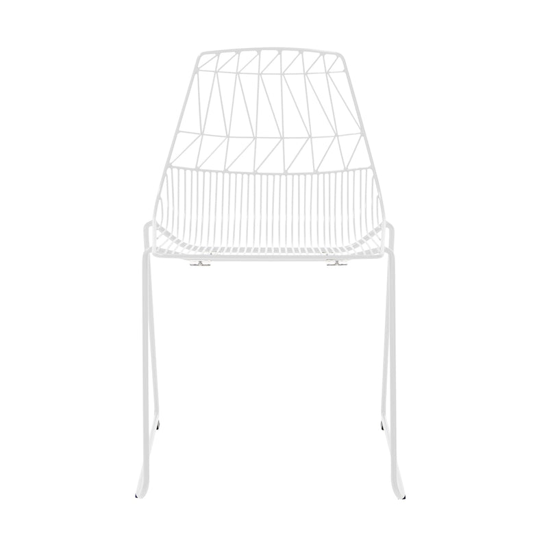 The Lucy Stacking Chair - Set of 2 - Bend Goods - Chairs - White - No Seat Pad - HORNE