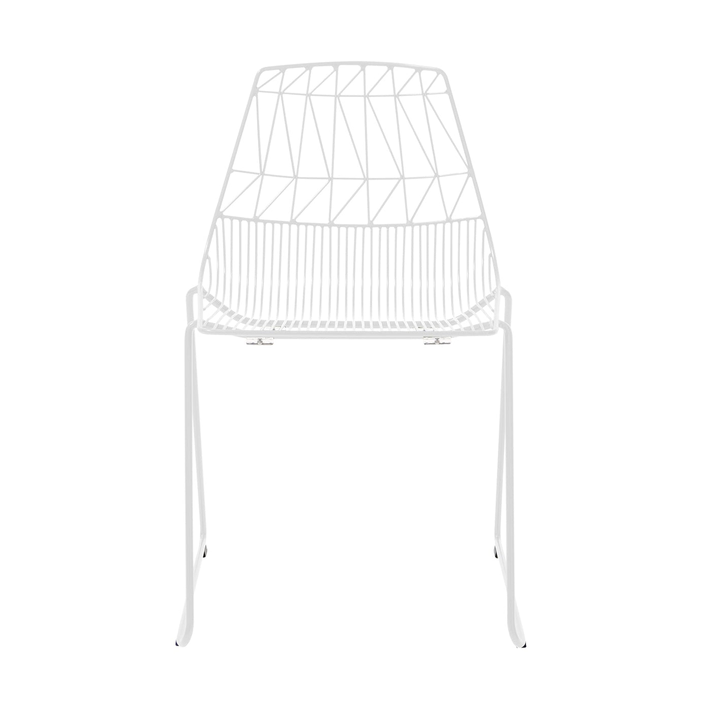 Black wire-frame chair photographed as product image.