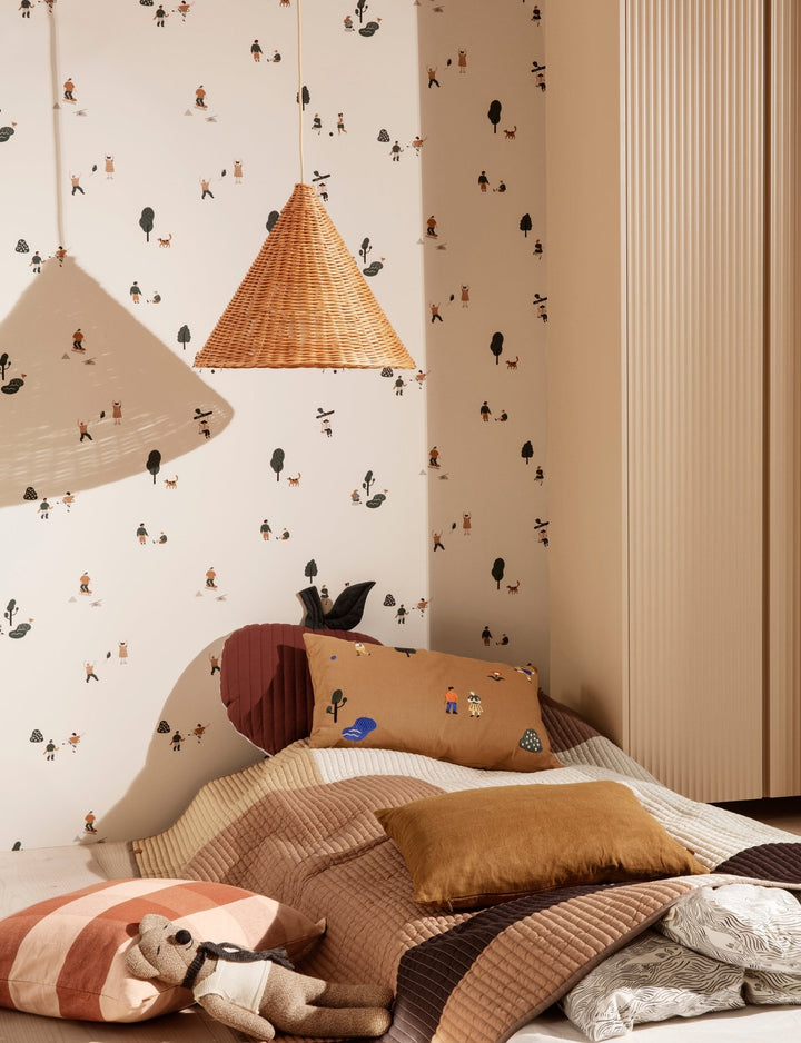 The Park Cushion - Ferm Living - Bedding + Pillows - Sugar Kelp - HORNE