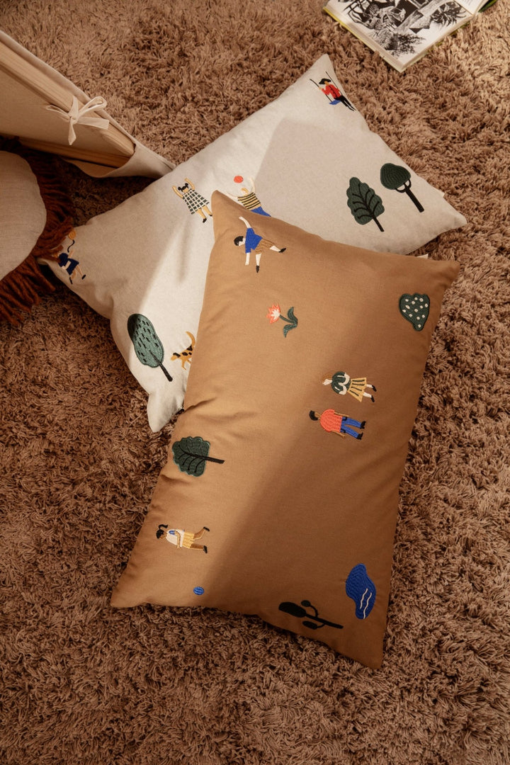 The Park Cushion - Ferm Living - Bedding + Pillows - Sugar Kelp - HORNE