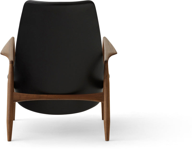 The Seal Lounge Chair - High Back - Audo Copenhagen Chairs - Natural Oak - Dakar Leather - 0329 Brown - HORNE