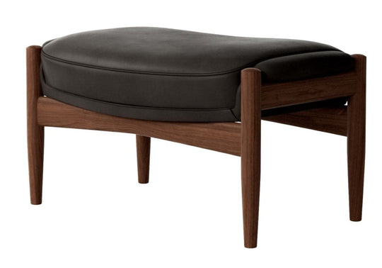 The Seal Ottoman - Audo Copenhagen - Stools + Benches + Ottomans - Natural Oak - Dakar Leather - 0329 Brown - HORNE