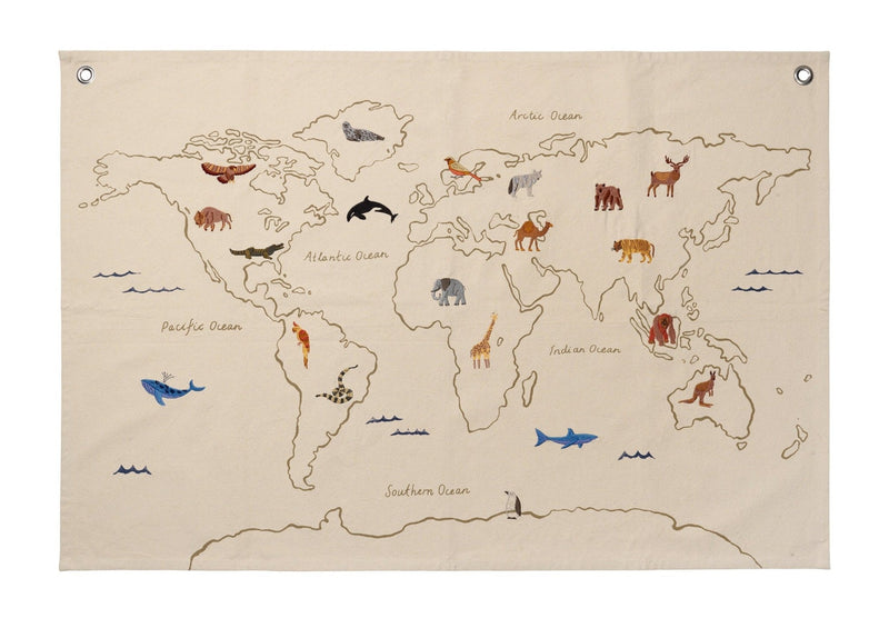 The World Textile Map - Ferm Living - HORNE