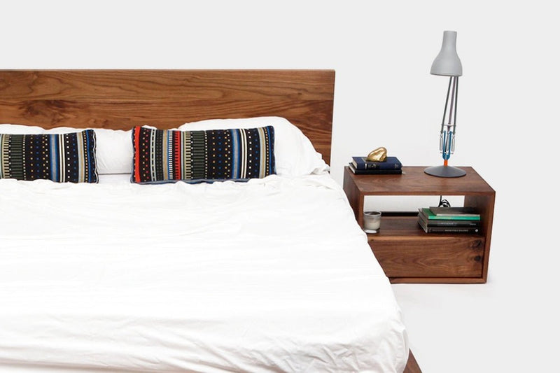 THN .85 Night Stand - Artless - Bedside Tables - Top - Solid Walnut with Walnut Drawer - HORNE