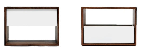 THN .85 Night Stand - Artless - Bedside Tables - Top - Solid Walnut with Walnut Drawer - HORNE