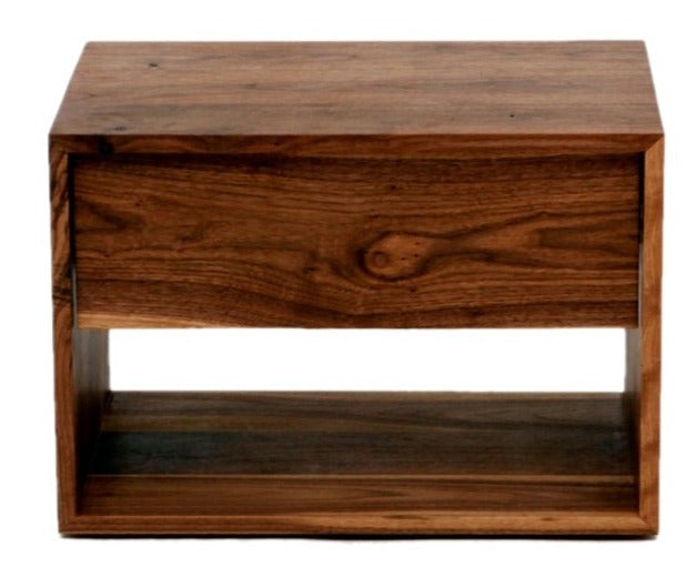 THN .85 Night Stand - Artless - Bedside Tables - Top - Solid Walnut with Walnut Drawer - HORNE