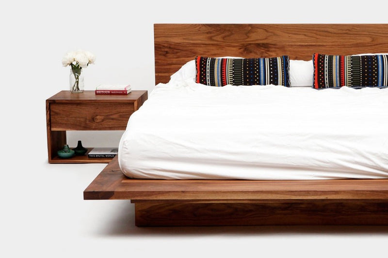 THN .85 Night Stand - Artless - Bedside Tables - Top - Solid Walnut with Walnut Drawer - HORNE