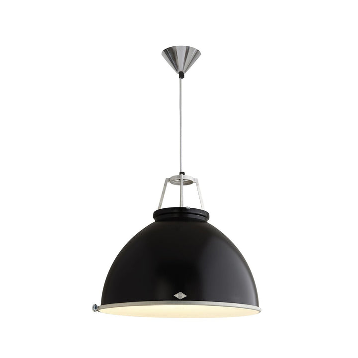Titan 5 Pendant - Black w/ Diffuser - Original BTC - Pendants - HORNE
