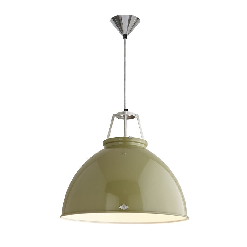 Titan 5 Pendant - Olive Green - Original BTC - Pendants - Olive w/ Bronze Interior - HORNE