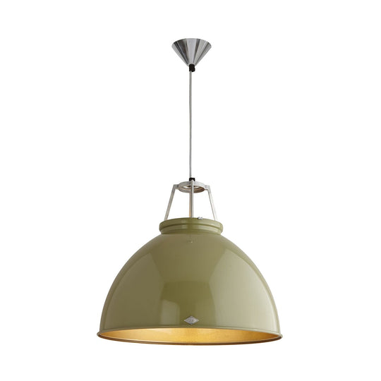 Titan 5 Pendant - Olive Green - Original BTC - Pendants - Olive w/ Bronze Interior - HORNE