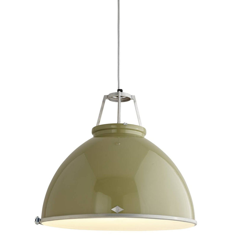 Titan 5 Pendant - Olive Green w/ Diffuser - Original BTC - Pendants - HORNE