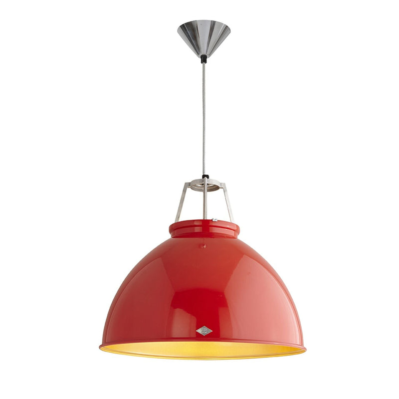 Titan 5 Pendant - Red - Original BTC - Pendants - Red w/ Gold Interior - HORNE