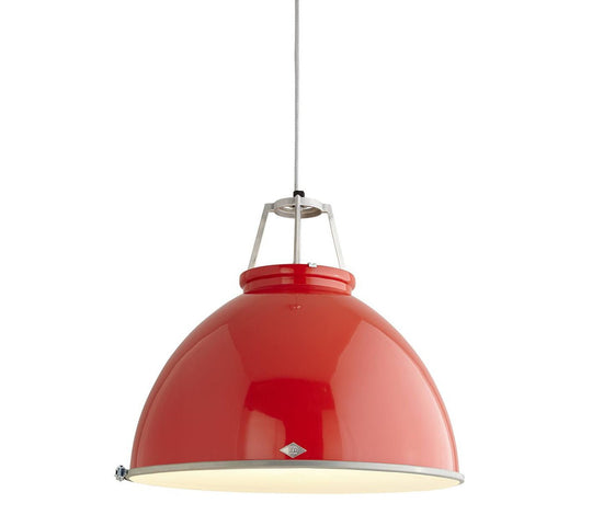 Titan 5 Pendant - Red w/ Diffuser