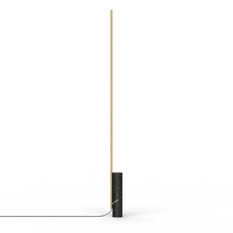 T.O Floor Lamp - Pablo Designs - Floor Lamps - Black Marble/Brass - HORNE
