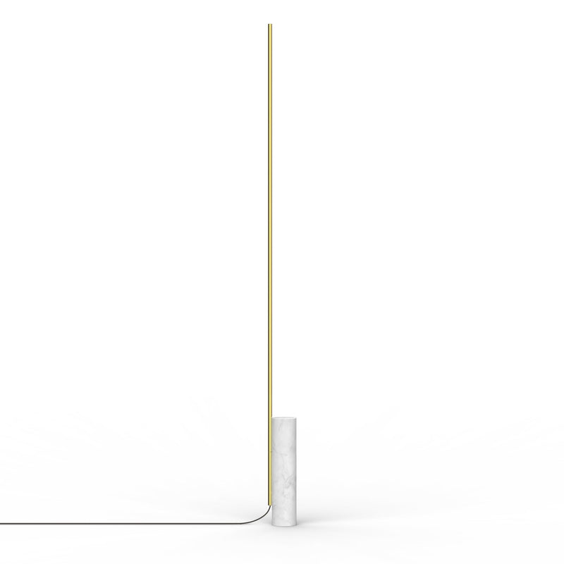 T.O Floor Lamp - Pablo Designs - Floor Lamps - Black Marble/Brass - HORNE
