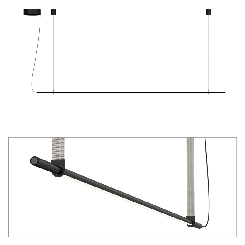 T.O. Pendant - Pablo Designs - Pendants - Matte Black - Graphite - HORNE