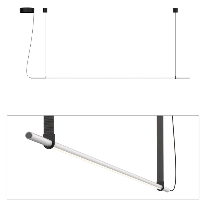 T.O. Pendant - Pablo Designs - Pendants - Matte Light Grey - Graphite - HORNE