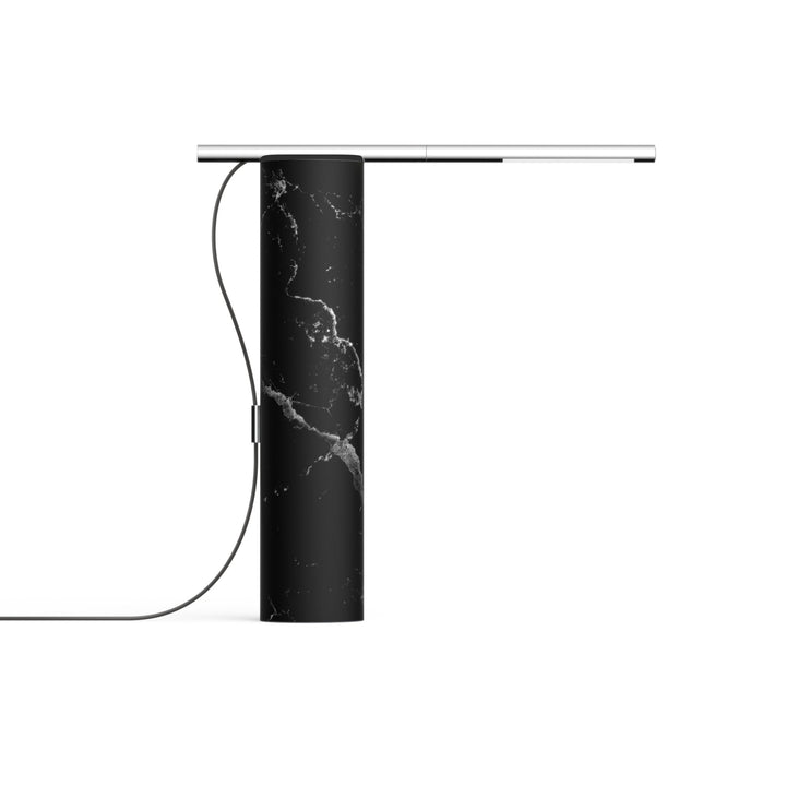 T.O Table Lamp - Pablo Designs - Table + Task - Black Marble/Chrome - HORNE