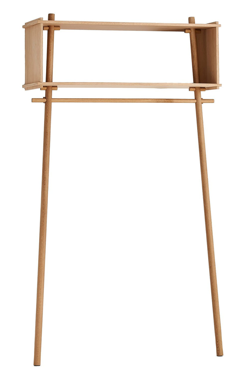 Töjbox Wood Clothing Rack & Shelf