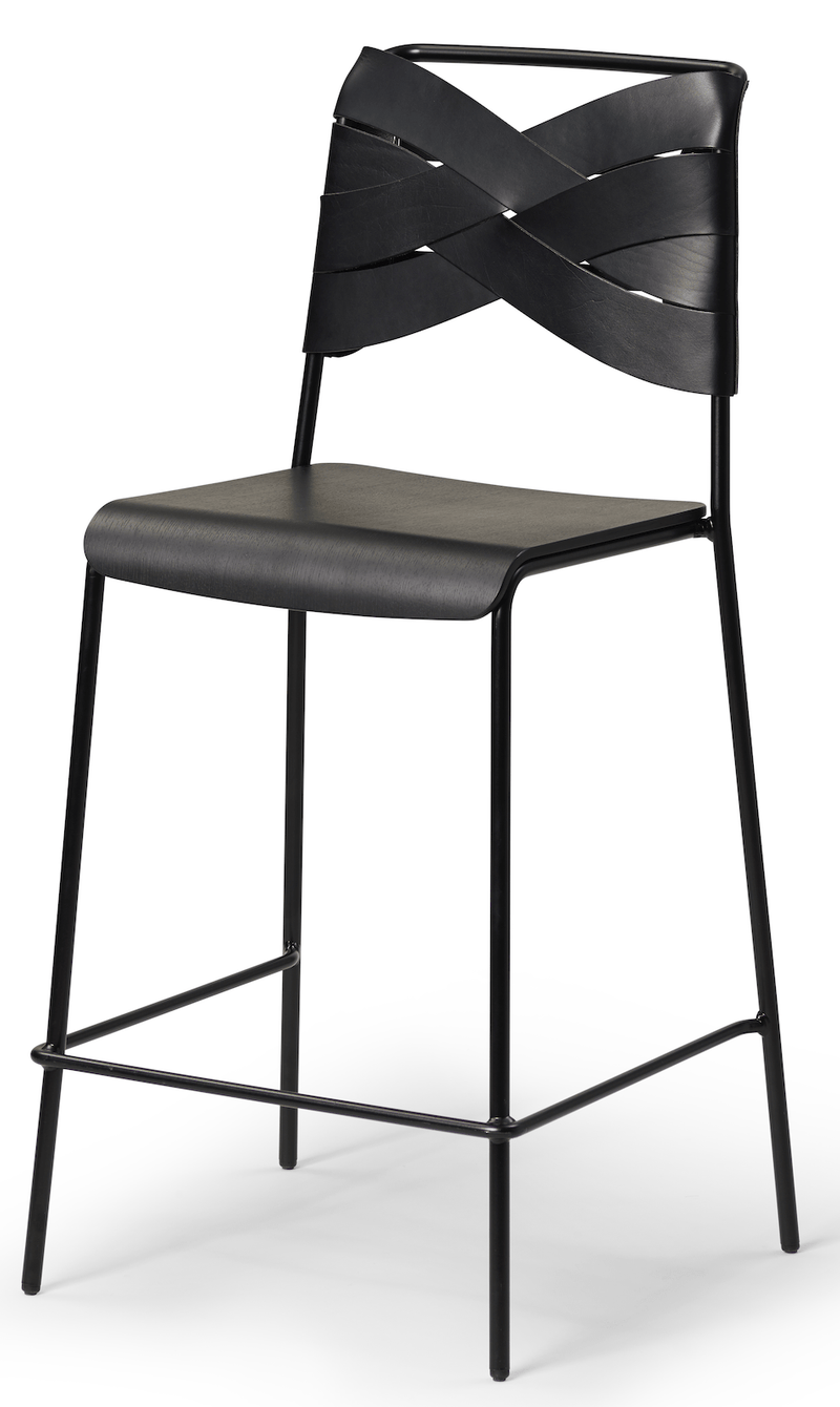 Torso Bar Stool - Design House Stockholm - Stools + Benches + Ottomans - Black - Black - HORNE