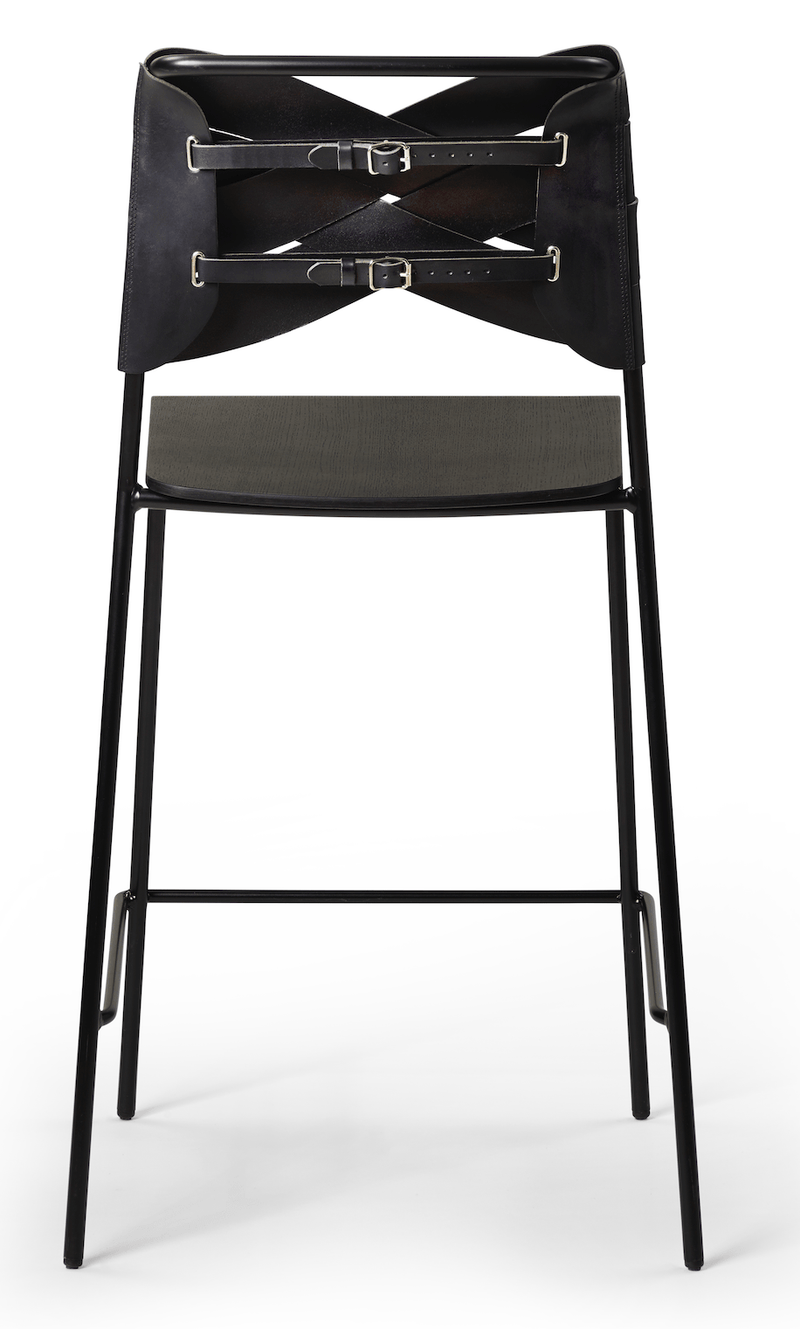 Torso Bar Stool - Design House Stockholm - Stools + Benches + Ottomans - Black - Black - HORNE