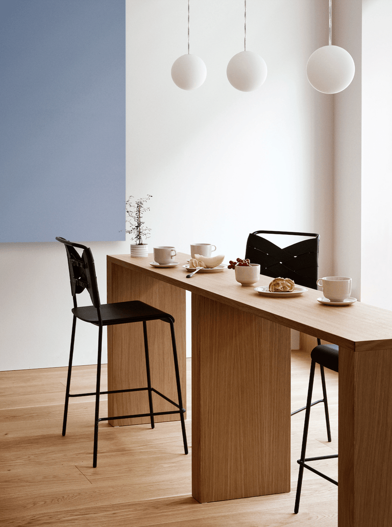 Torso Bar Stool - Design House Stockholm - Stools + Benches + Ottomans - Black - Black - HORNE