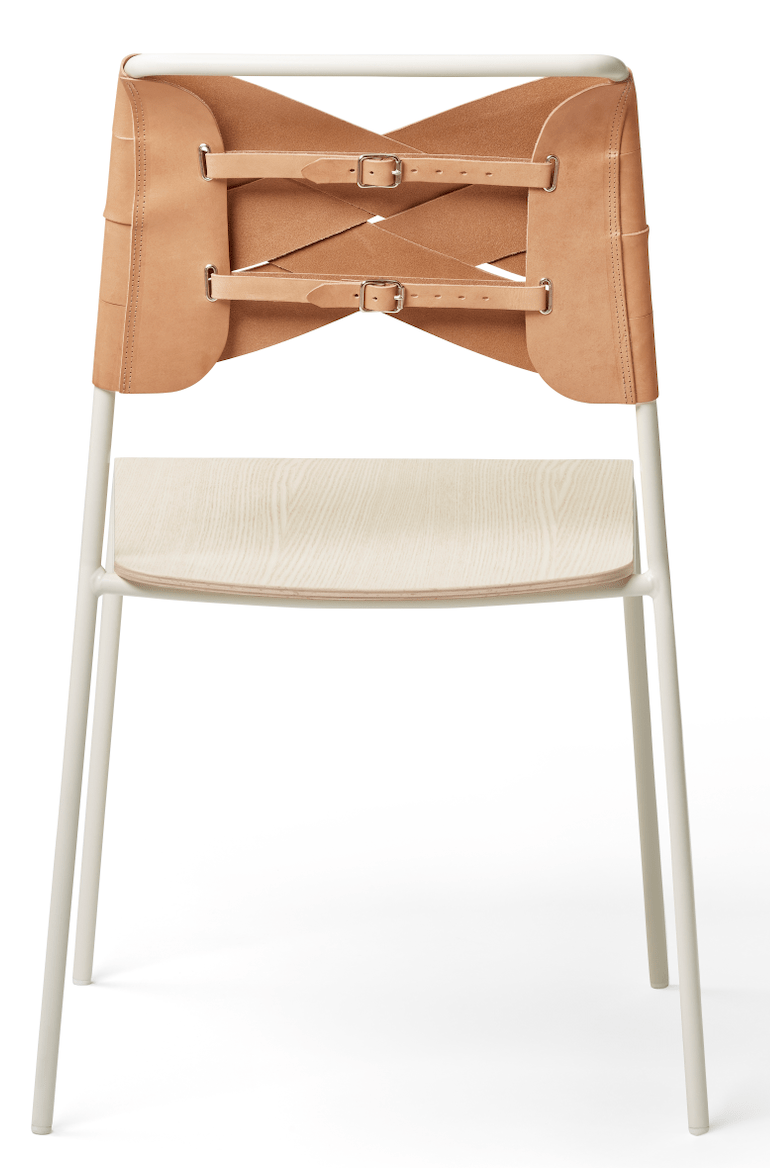 Torso Dining Chair - Design House Stockholm - Chairs - Cognac - Oak/Chrome - HORNE
