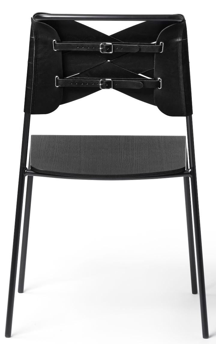 Torso Dining Chair - Design House Stockholm - Chairs - Cognac - Oak/Chrome - HORNE